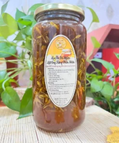 hoa đu đủ đực ngâm mật ong